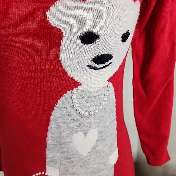 Primark wool blend bear print sweater. Nwt. Size small - Picture 7 of 8